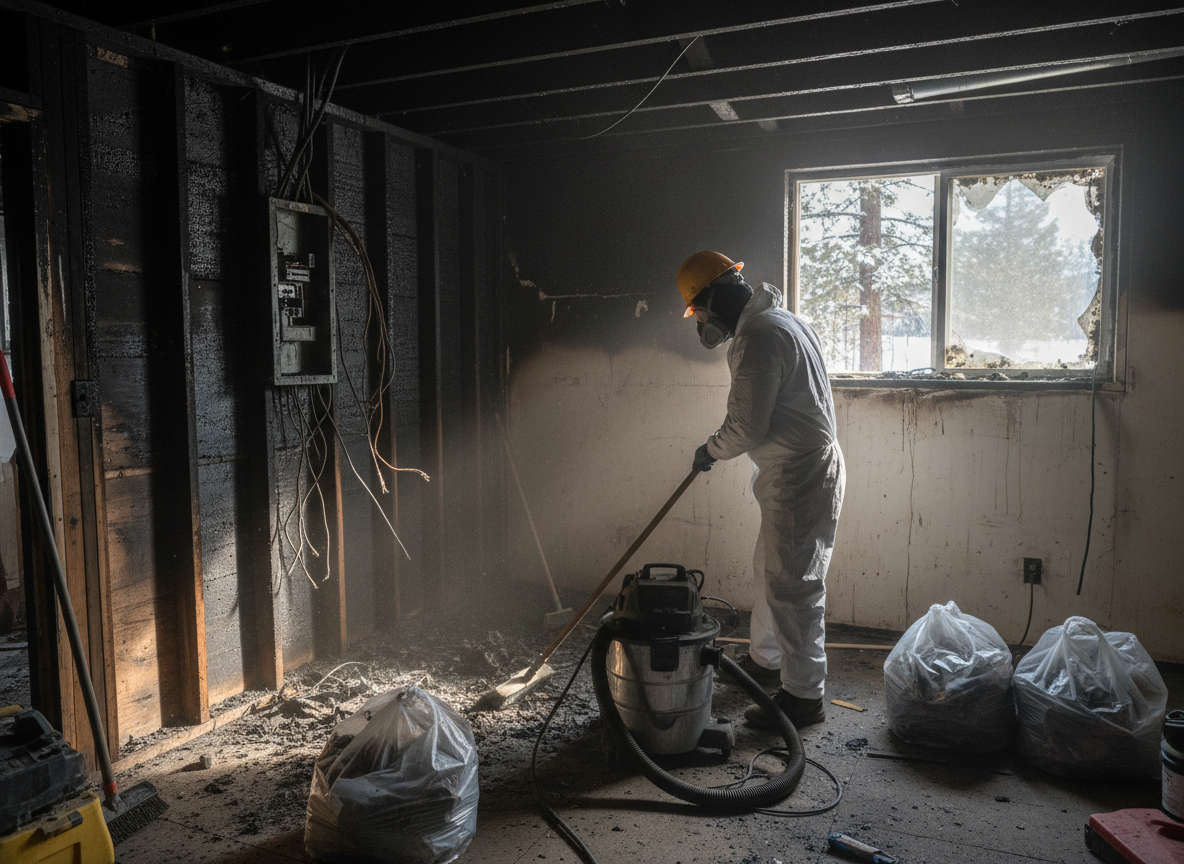Electrical fire cleanup in Sugarloaf