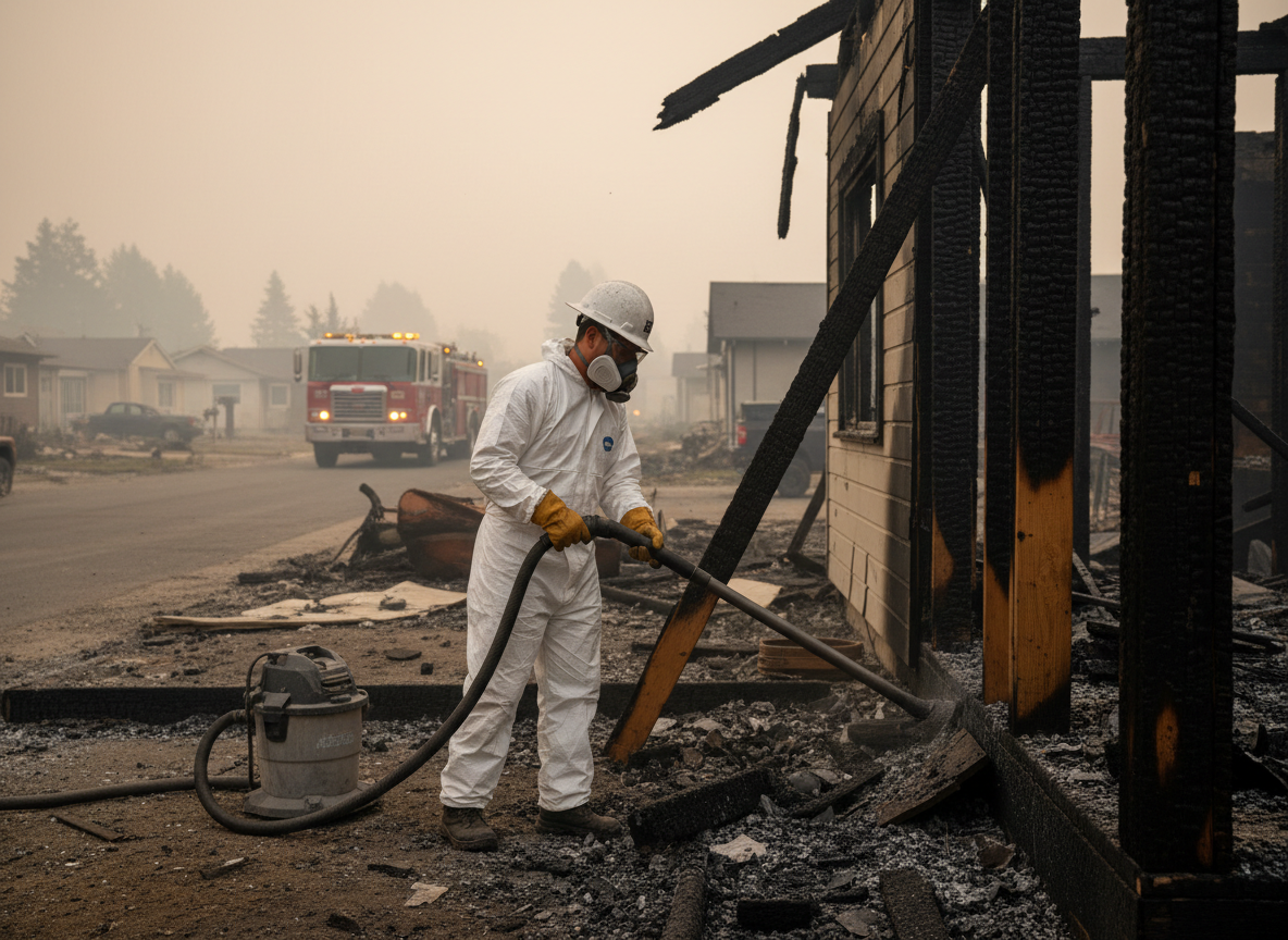 Emergency fire damage restoration in Sugarloaf