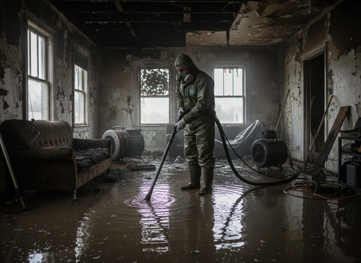 Fire and flood restoration in Sugarloaf