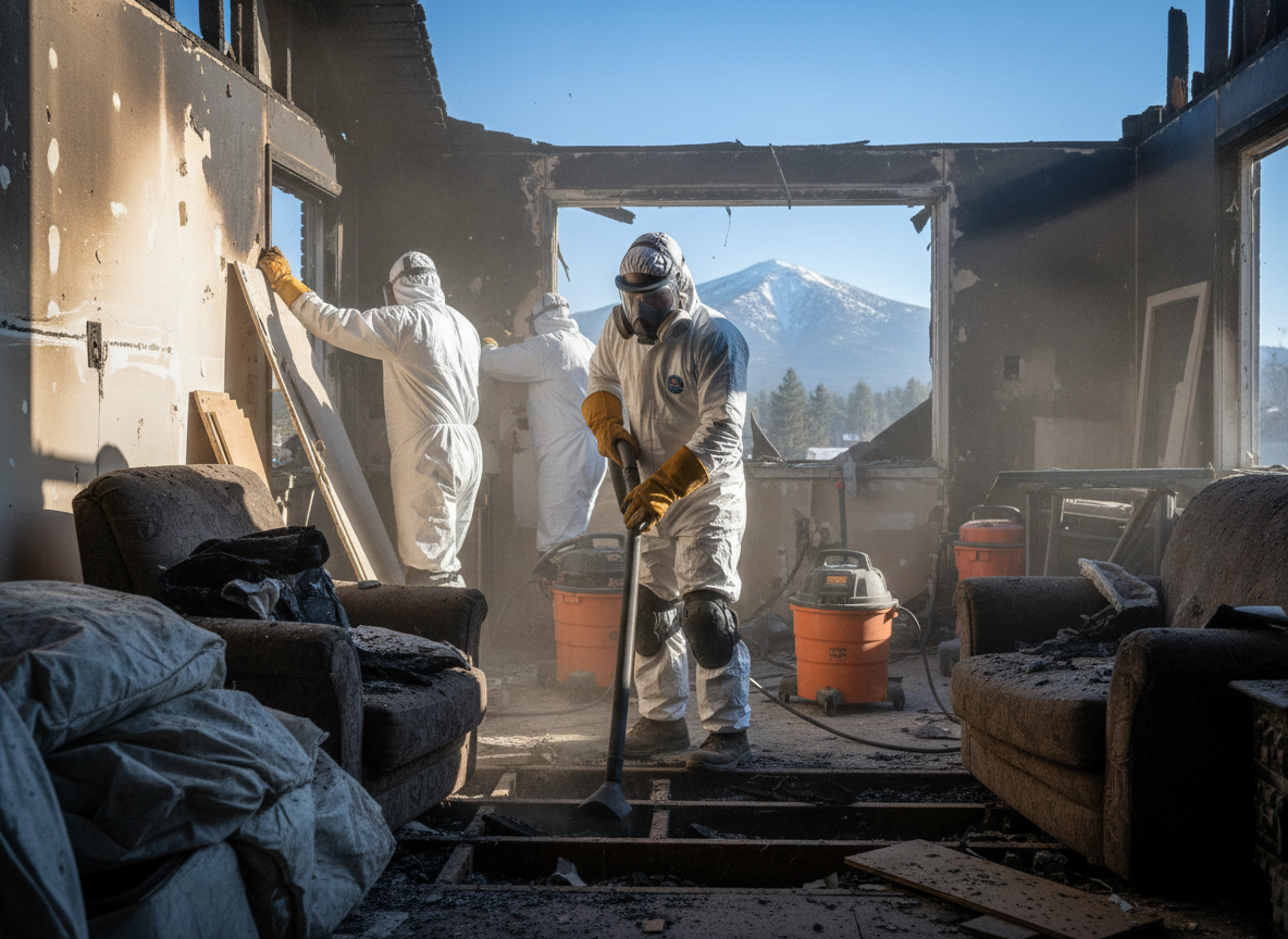 Fire damage clean up in Sugarloaf