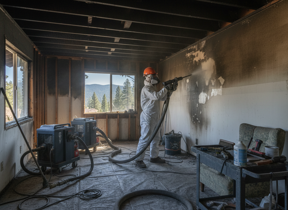 Smoke damage restoration in Sugarloaf