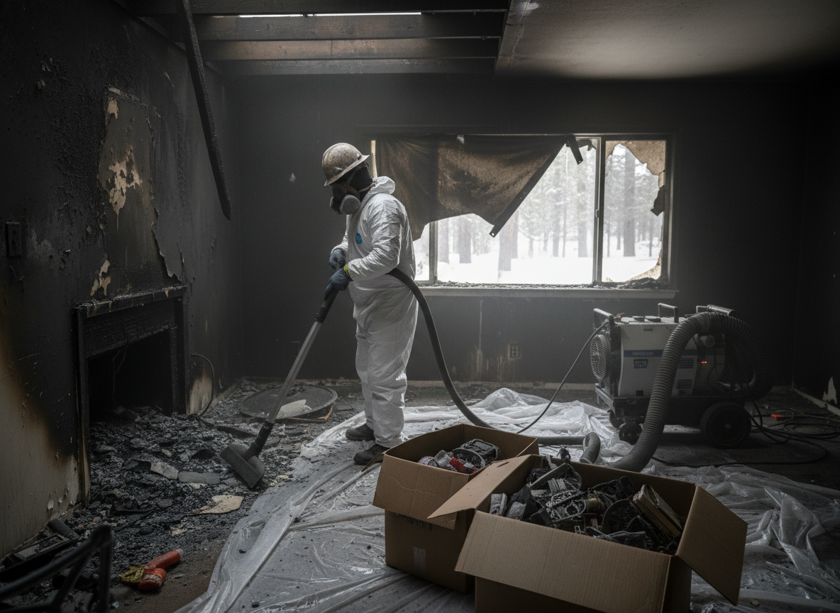 tenant fire damage cleanup in Sugarloaf